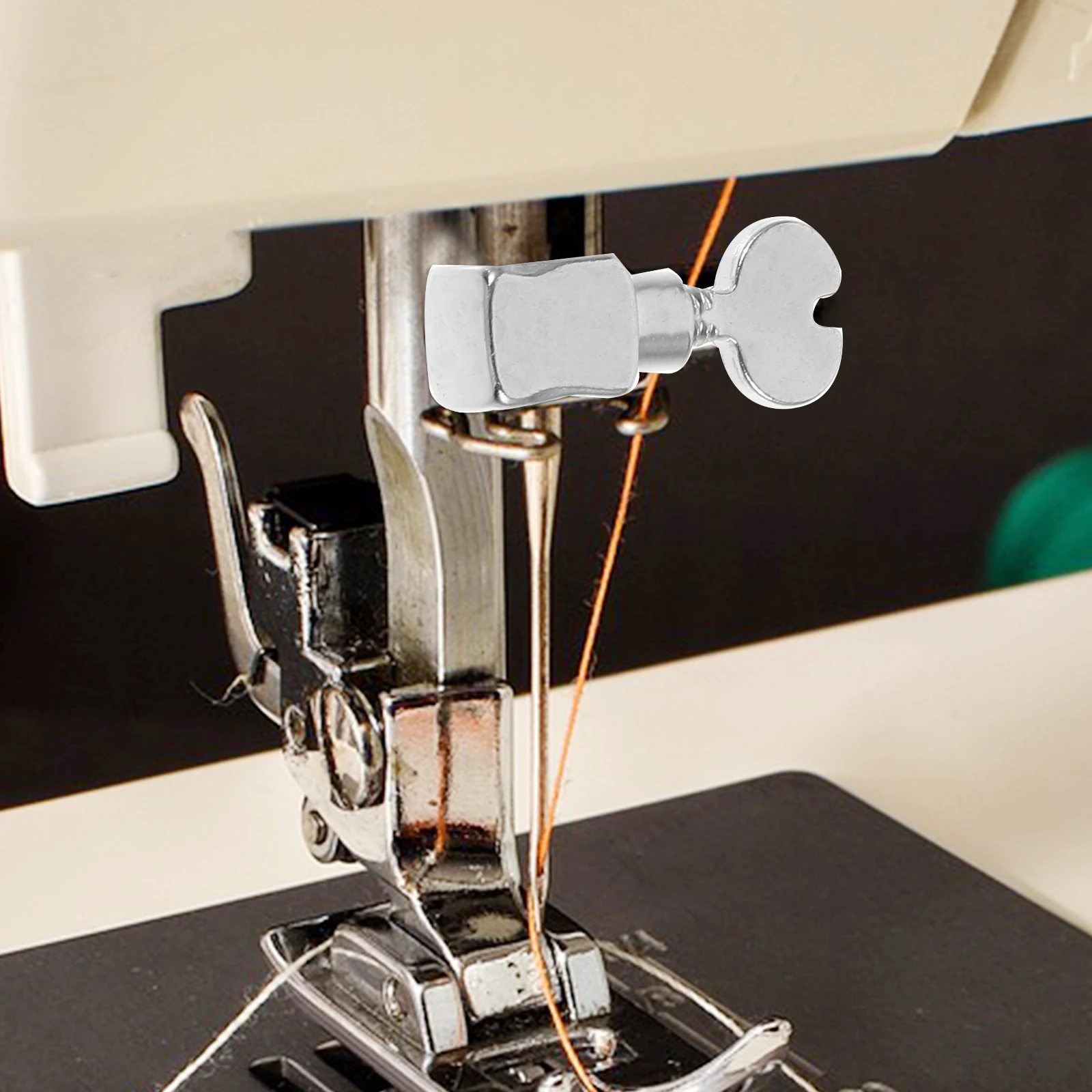 

2pcs Sewing Machine Needle Clamps Heavy Duty Metal Clips For Household Use Durable Replacement Parts Accessory Tool Supply