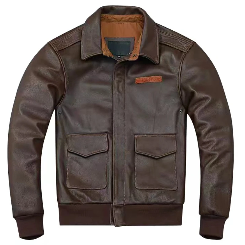 極美品 A-2 FLIGHT JACKET レザー 牛革 フライトジャケット YMCLKY 米軍タイプ A-2フライトジャケット JJ260YN メンズ A2フライト