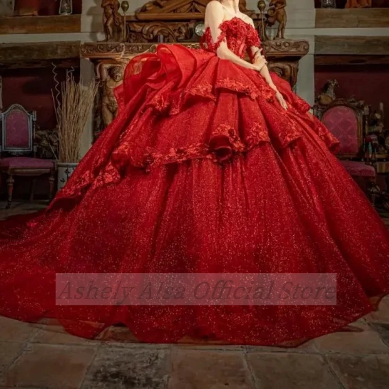 Customized Luxury Quinceanera Dress Sweet 16 14 Girls Princess Birthday Party Prom Gown Puffy Skirt Formal Pageant Wear Vestido