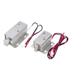 WAVGAT DC 12V Electric Solenoid Lock Tongue Upward Assembly for Door Cabinet Drawer