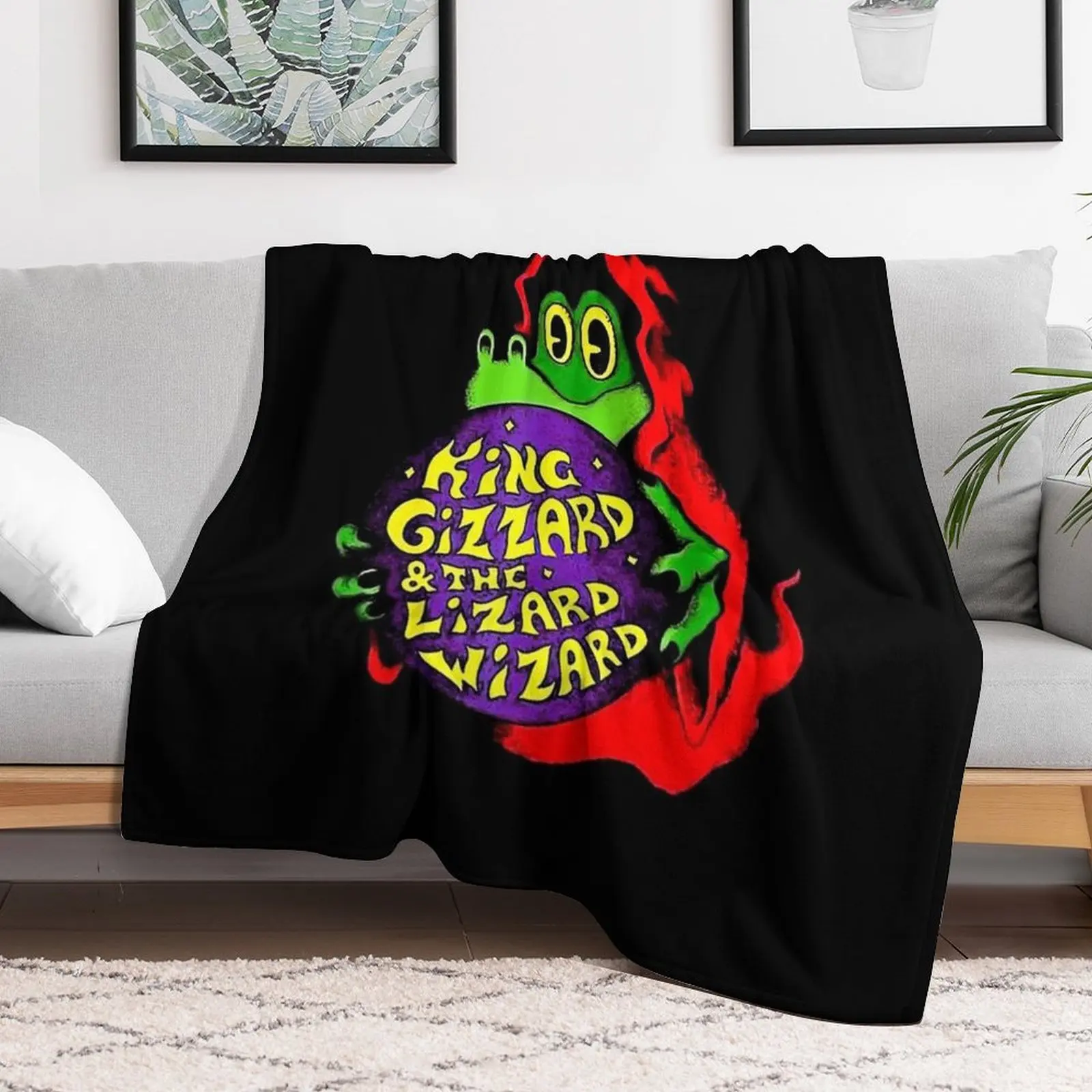 king gizzard and the lizard wizard, king gizzard,-king gizzard and the lizard wizard Throw Blanket anime funny gift Blankets