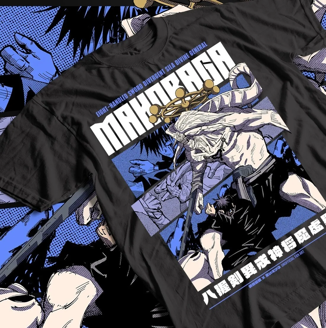 2026 Sommer Jujutsu Kaisen Anime Mahoraga Lockeres Kurzarm-T-Shirt aus Reiner Baumwolle für Kinder Trendiges Unisex Casual Loose Y2k