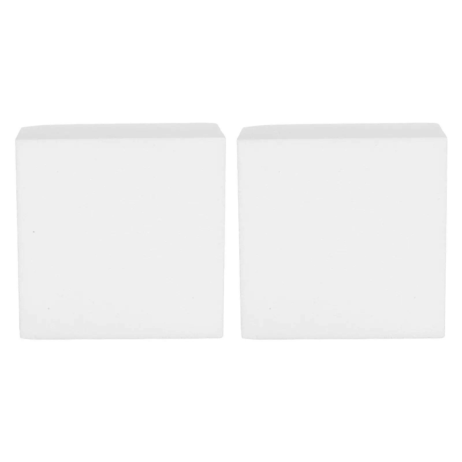 

2Pcs Cake Decorating Dummy Models Square Lightweight Foams Blocks for Baking Practice Fondant Crafting Display Fake Cake Props