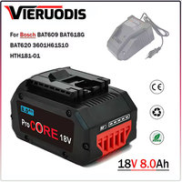 18V 8000mAh ProCORE Ersatz Batterie für Bosch 18V Professionelle System Cordless Werkzeuge BAT609 BAT618 GBA18V80 21700 Zelle