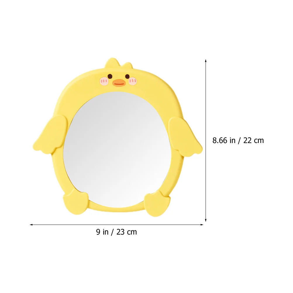 

Plastic Cartoon Desktop Vanity Mirror Small Lightweight Makeup Mirror for Desk Bedroom Office Use Table Mirrors