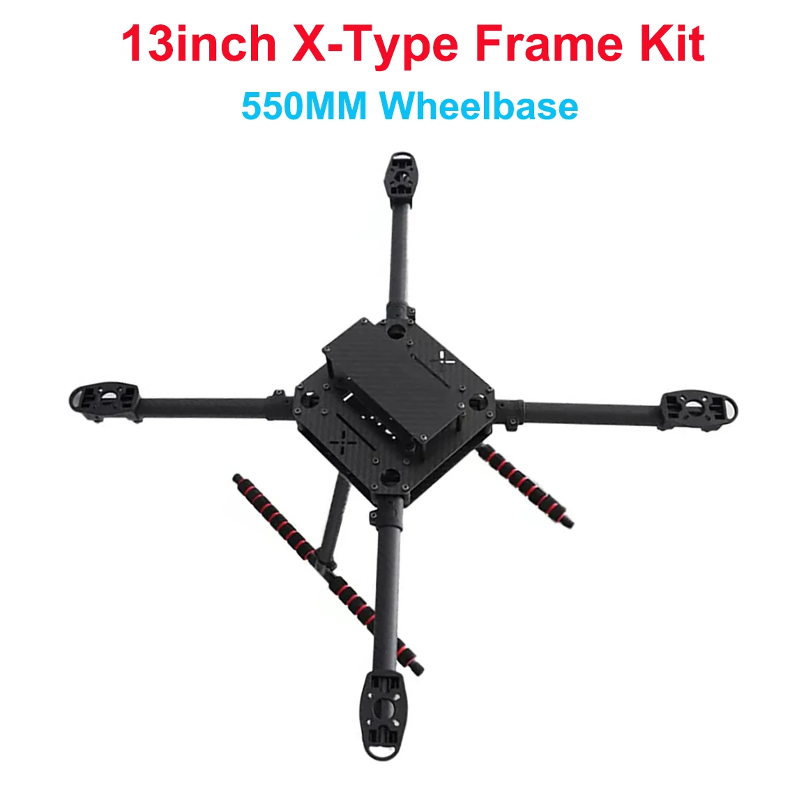 

JMT Full Carbon Fiber 450MM 550MM Wheelbase Trux X-Type Frame Kit With Battery Mounting Plate Landing Gear 30*30mm Motor Hole