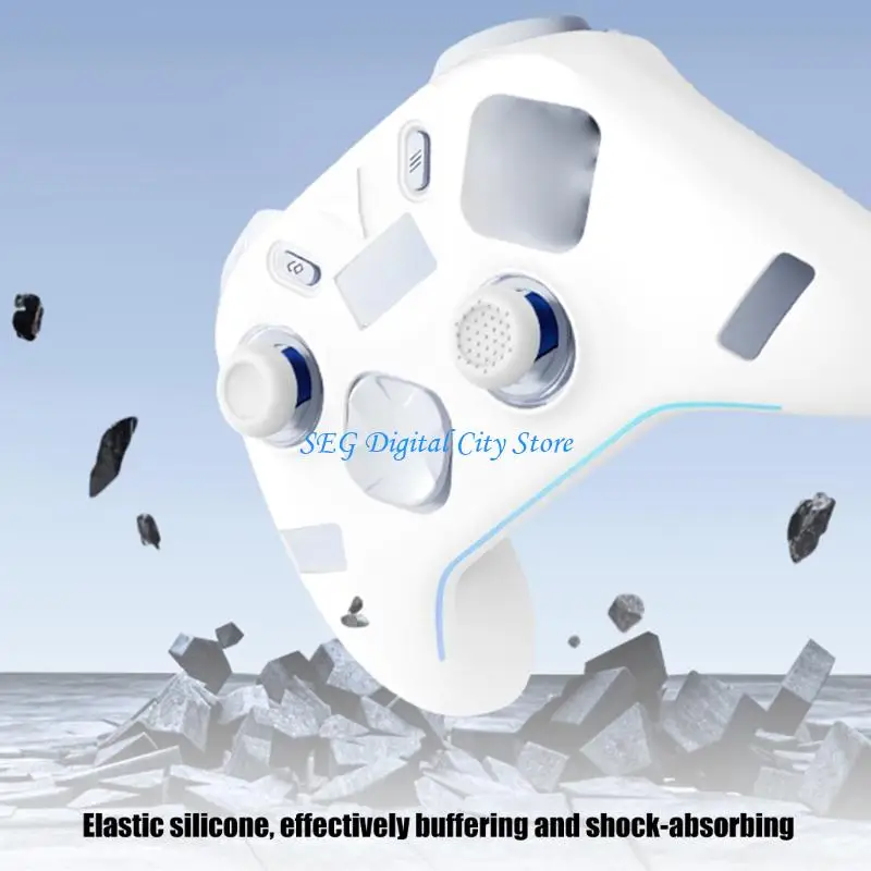U75B Flexible Soft Skin for 5 Protective Case Game Controller Cover Skin Gaming Accessories Game Handle Sleeve