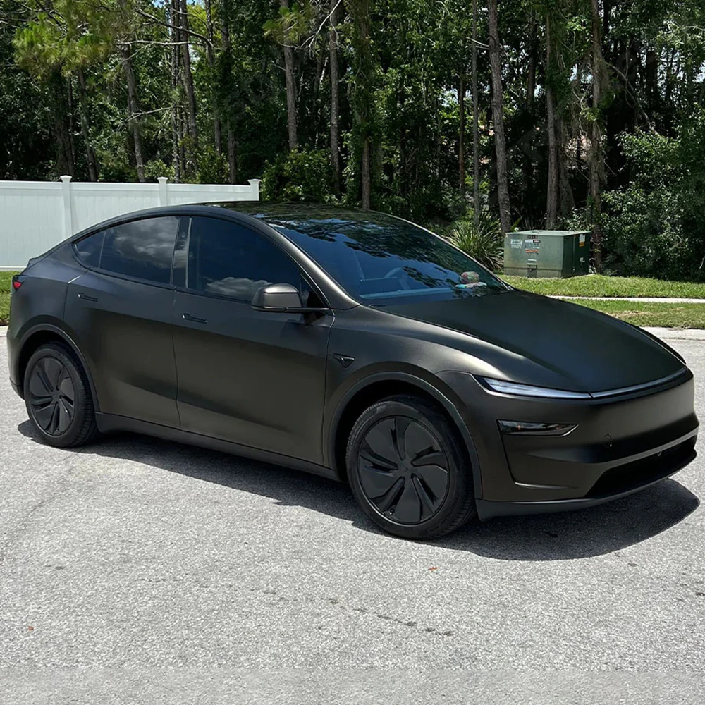 

Satin Metallic Black Gold Self-adhesive Wrap Vinyl Sticker Film Decal Low Tack Bubble Free Air Release Car Body Styling Decor