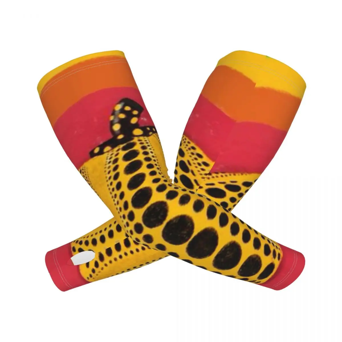 

Yayoi Kusama Abstract Painting Outdoor Arm Sleeves Sun UV Protection Cover Summer Ice Silk Cycling Tattoo Sleeves