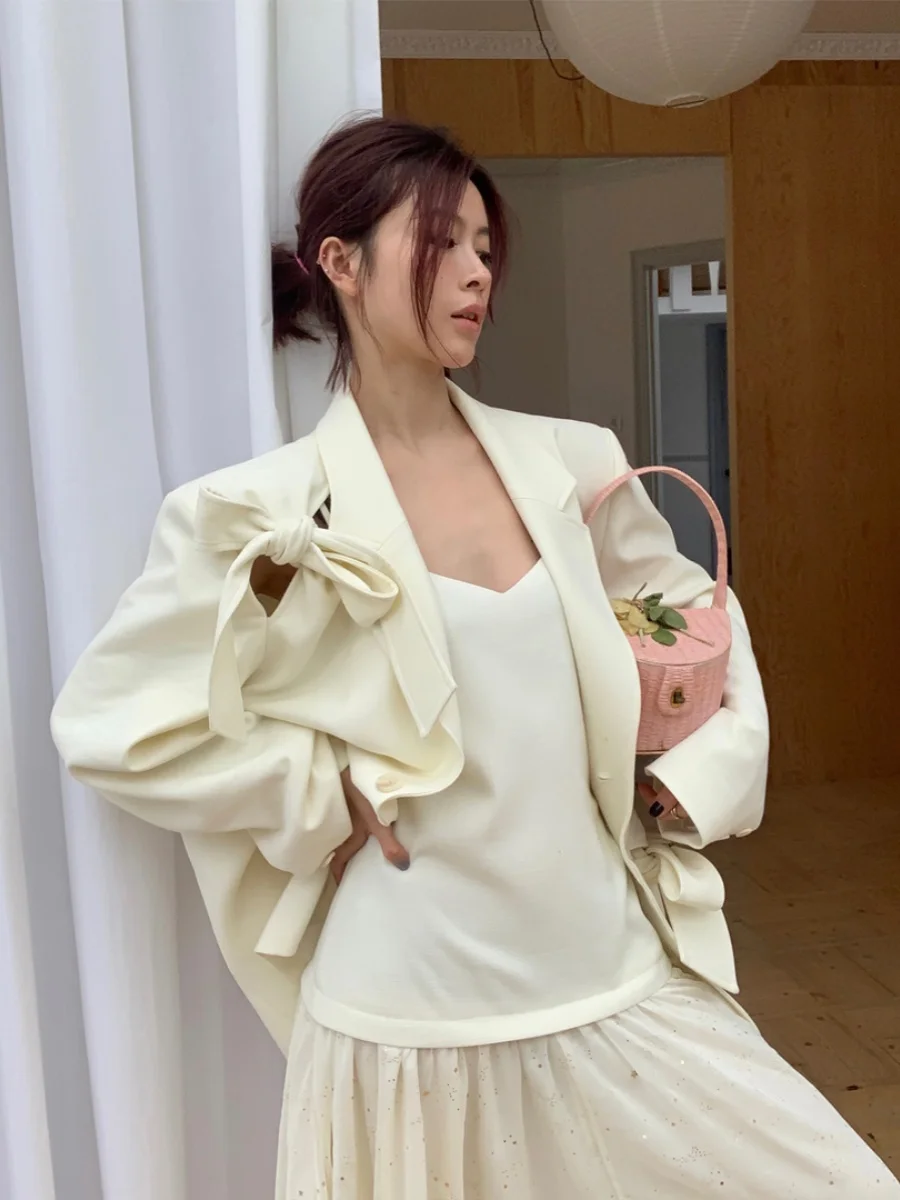 

Tee Goood Knot Suit Jaet Women's Faionable Quali Sle 2024 New Arrival Commute Sle Regular Length Straig...