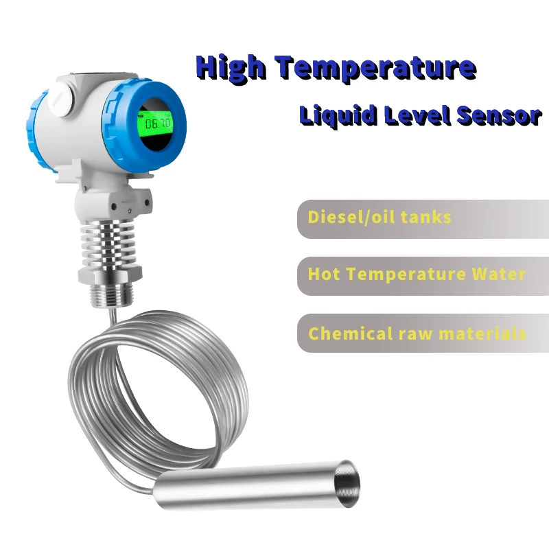 Diesel, gasoline Tank Level Sensor 0-5M High Temperature Level Transmitter 4-20mA 0-10V 0-5V RS485 Oil Level Transmitter