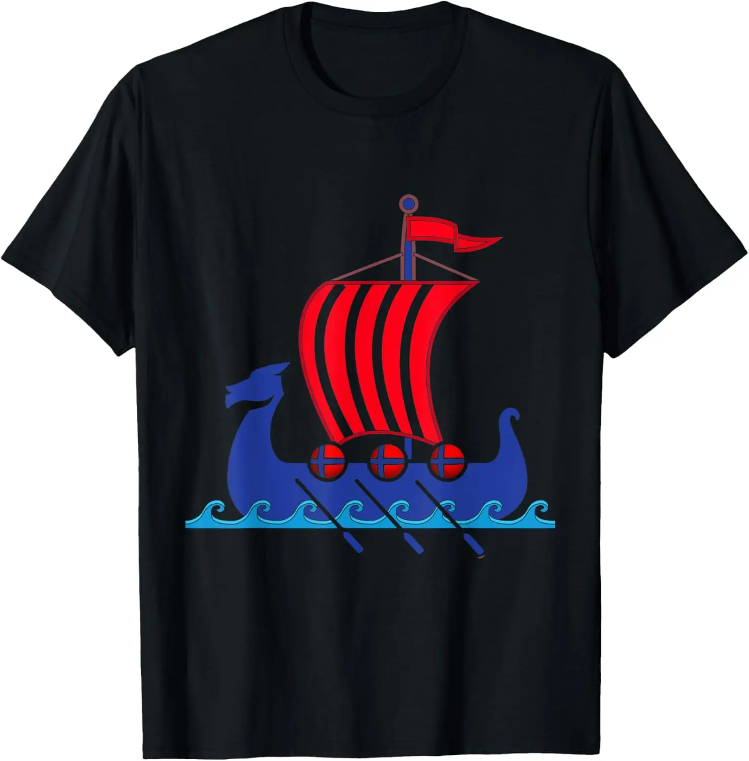 

Norwegian Viking Sailing Boat Gift Norway T-Shirt