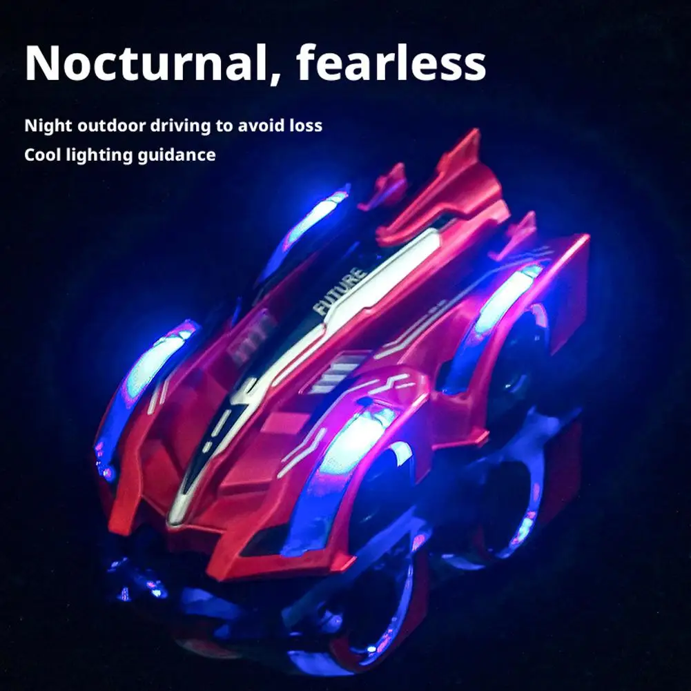 RC muurklimmende stuntauto voor kinderen Oplaadbaar anti-zwaartekrachtspeelgoed - Kindveilige afstandsbediening auto Leuk cadeau voor jongens en meisjes