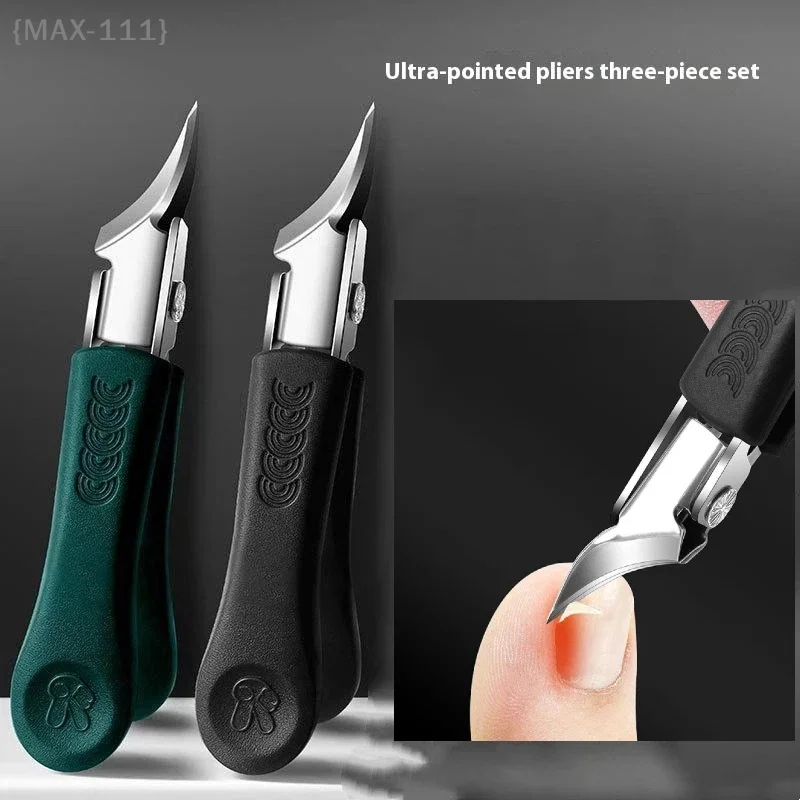 【Ja】Super Schräge Nagelknipser - Spitzes Anti-Spritz-Design für Dicke Fingernägel & Zehennägel, Professionelles Nagelpflegewerkzeug