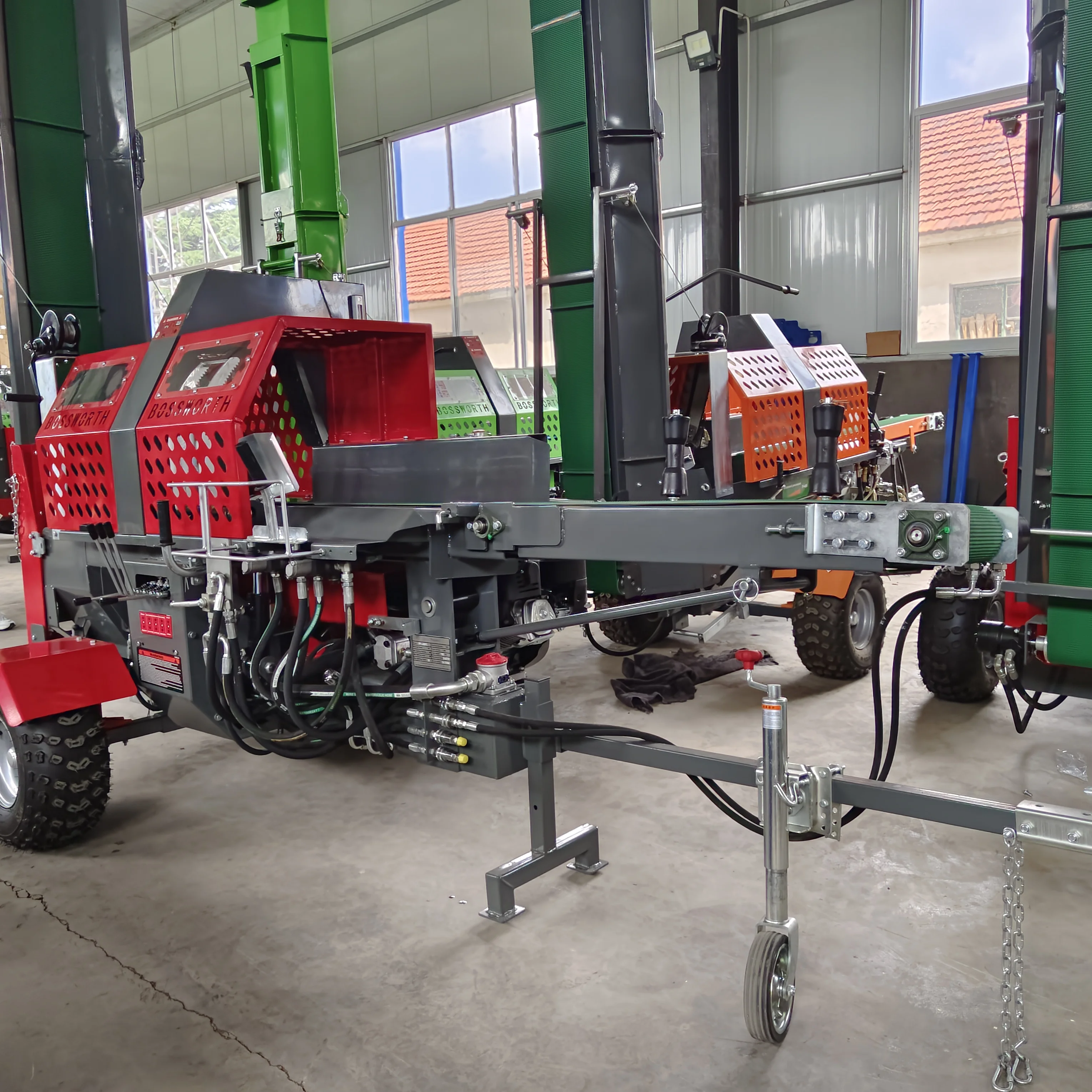 Customized Heavy Forestry Machinery Cutting Wood Machine Wood Processor Firewood Processor