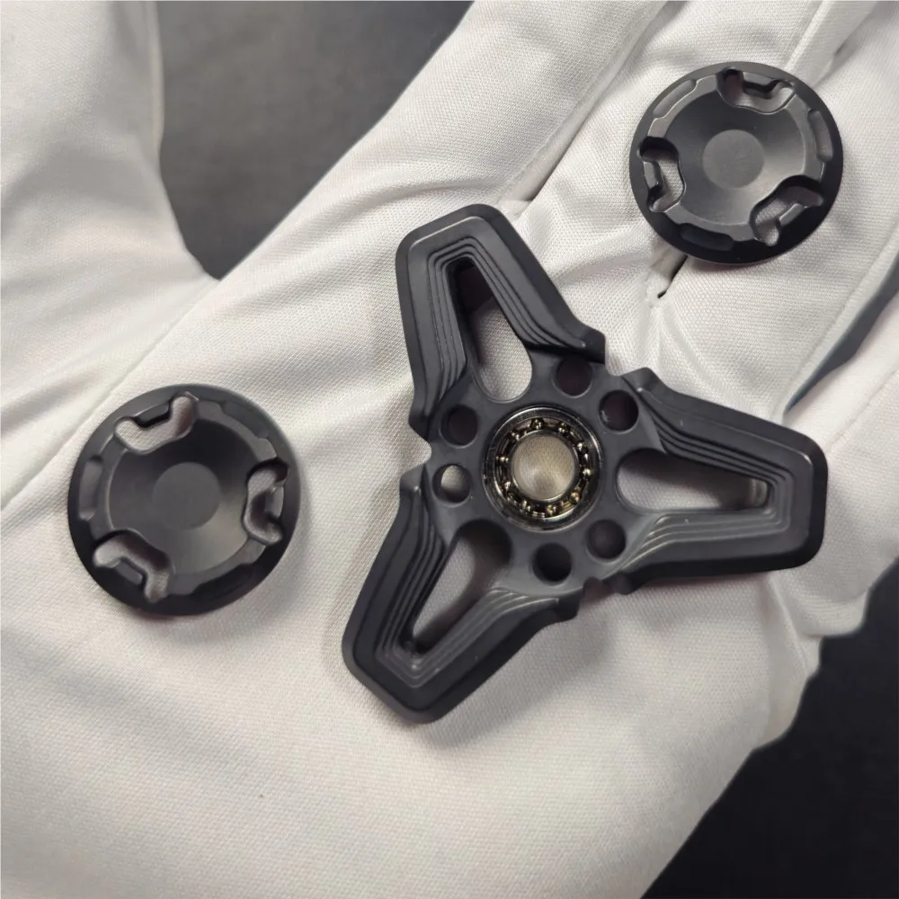 Pangolin Studio Missionary Fidget Spinner Anxiety Relief Gadgets Three-Bladed Fidget Spinner Metal Fidget Toys For Adults