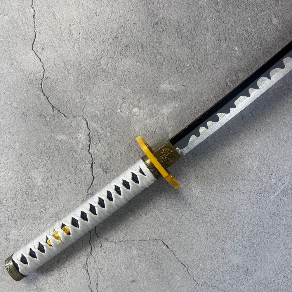 Espada de hoja Yamato Vergil Katana de 40 pulgadas, tamaño Real, sable samurái japonés Katana, Anime Devil May Cry, accesorio de Cosplay, cuchillo Ninja, regalo