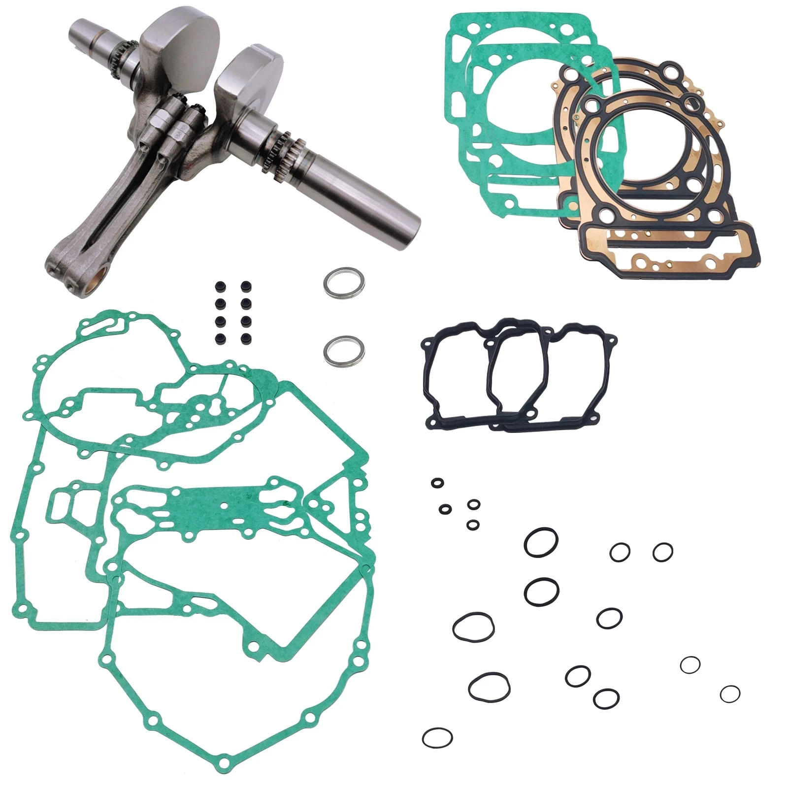 ENGINE ACCESSARY CRANKSHAFT Engine Gasket Kit For CAN AM BRP 1000 OUTLANDER ATV UTV QUAD BIKE 420219736 420219735