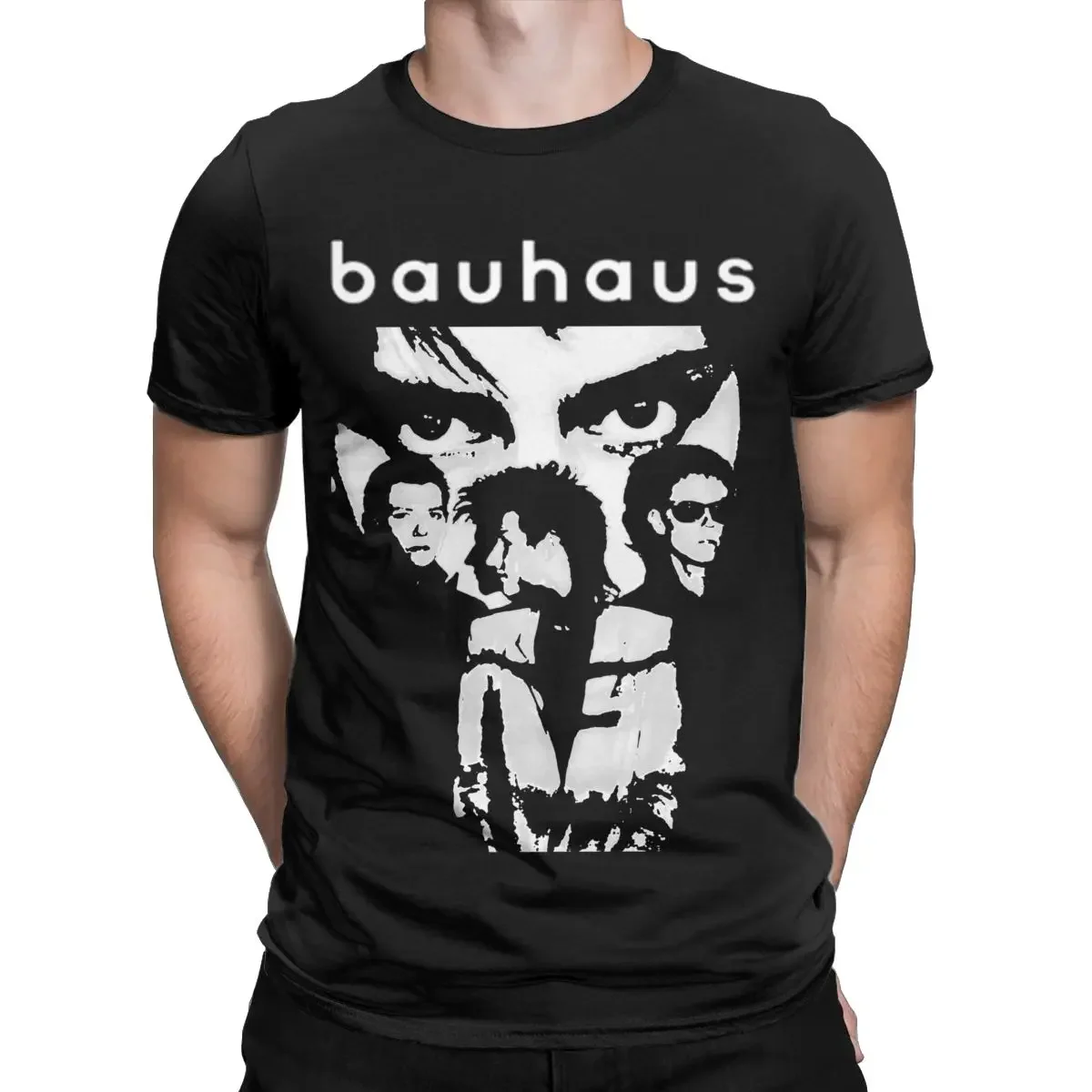 Men T-Shirt Bauhaus Funny Cotton Tee Shirt Short Sleeve T Shirts Round Collar Tops Gift Idea