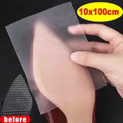 10*100cm High Heels Protector Sticker Self-adhesive Shoes Sole Insole Outsole Bottom Ground Grip Non-slip Wear-resistant Padding