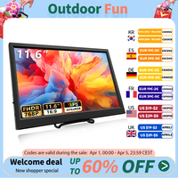 11.6 Inch Portable Monitor HDMI-Compatible Laptop second screen Gaming Extended Display For Switch/PS4/Xbox/Raspberry Pi