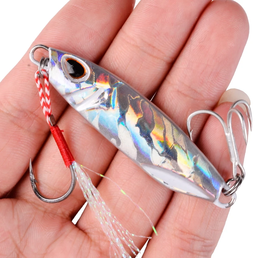 Metal Jigs 10g 15g 20g 30g 40g Fishing Jigging Lure Spoon Spinnerbait Metal Bait Bass Tuna Fishing Lures Jig Minnow Pesca Tackle