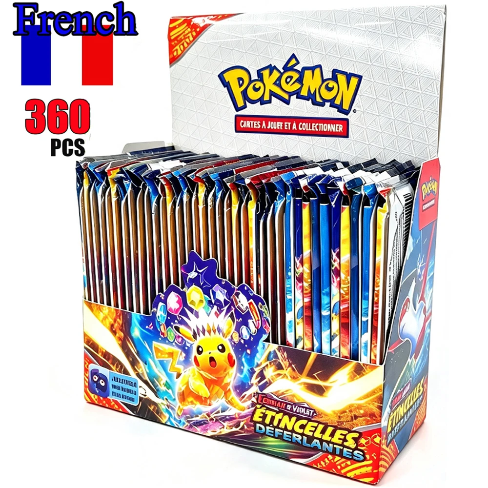 MEGA EVOLUTION SCARLET&VIOLE 360PCS/Set Pokémon Card 151 Prismatic Evolutions Black Bolt English Booster Battle Transaction Card