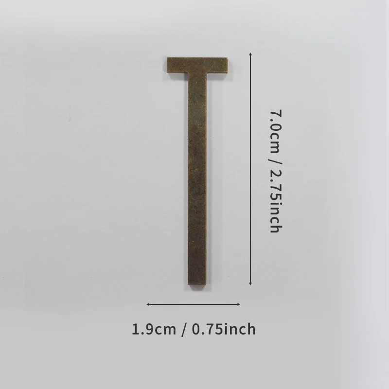 Selbstklebende Hausnummern aus Bronze, englische Alphabetbuchstaben aus Metall für Wohnung, Zimmer, Türschild, Tisch, Briefkasten, Nummernaufkleber, 7 cm – Detail 27