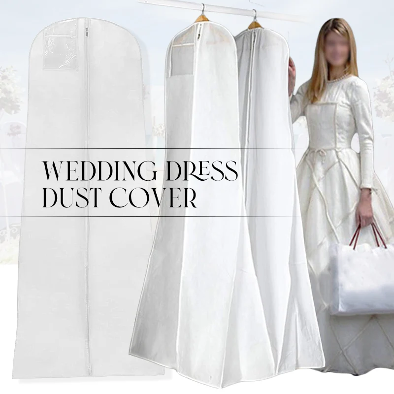 

Extra Large Wedding Dress Bridal Gown Garment Breathable Cover Storage Bag Clothes Dustproof Cover Protector Case High Quality