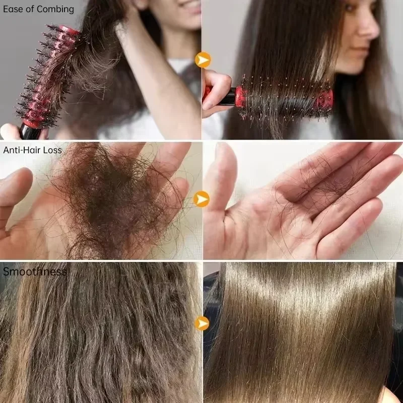 Máscara de cabelo de queratina mágica 5 segundos reparação danos frizzy macio suave brilhante cabelo hidratação profunda tratamento de cabelo reparação máscara de cuidados com o cabelo