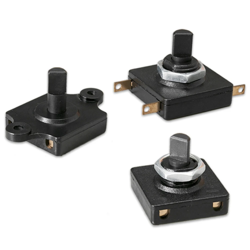 250V 3A 4-Position Square Rotary Switch Multi-band Coded Knob Switch Fan Speed Control Rotary Switch for Cooker Television