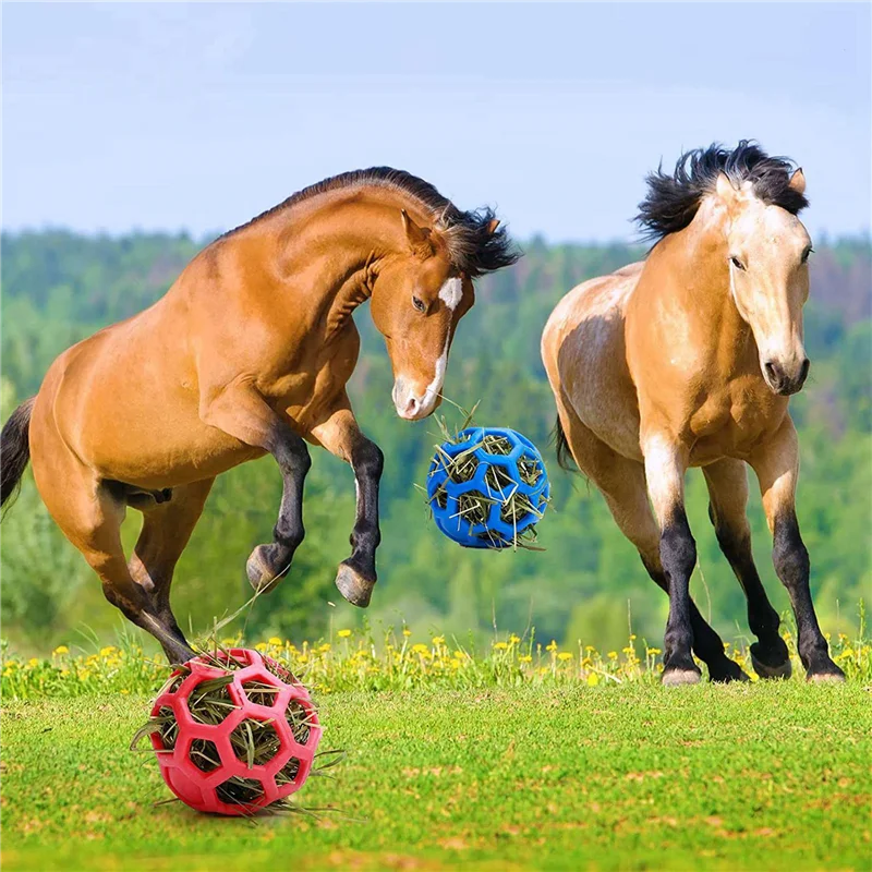 

B93B-4 Packs Horse Treat Ball Hay Play Ball,Goat Hay Ball Hanging Feeding Toy For Sheep Horse Goat Feeder And Relieve Stress