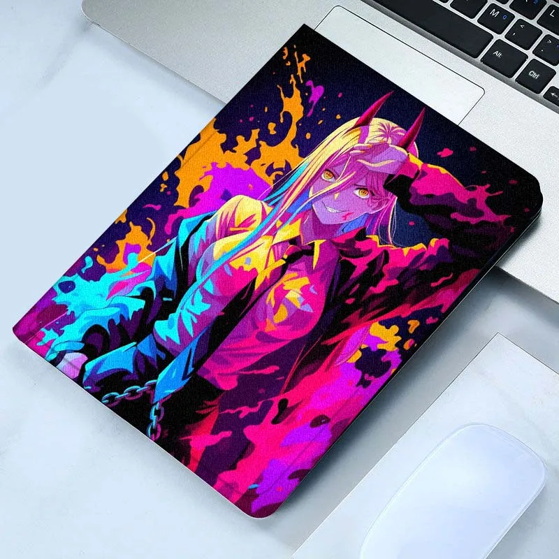 

Chainsaw Man Girl Anime For iPad Pro Air Mini 1 2 3 4 5 6 7 7th 8th 9th 10th 11th 10.2 9.7 10.5 10.9 11 12.9 Tablet Case