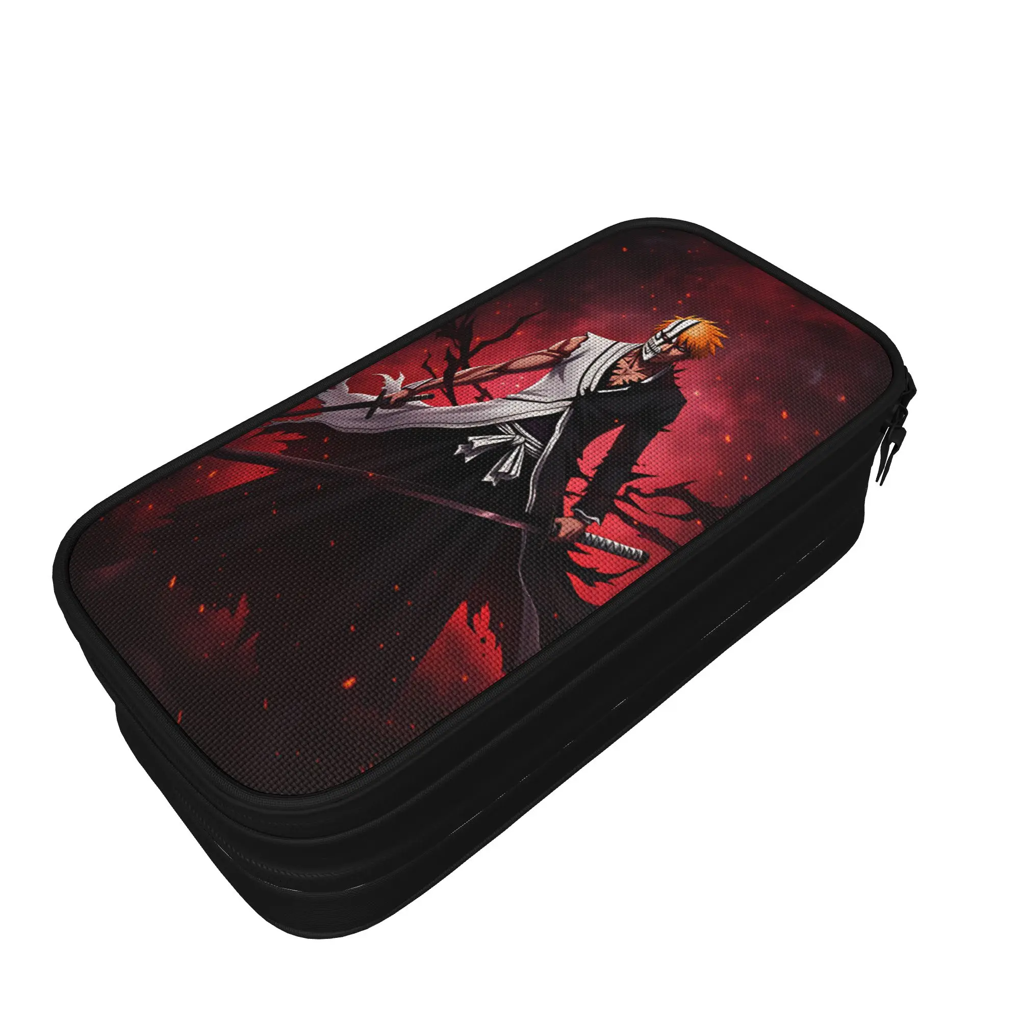 Fashion Pencil Case B-Bleachs Characters Pencil Bag  School Pencil Cases Boy Girl Canvas Design Stationery Organizer