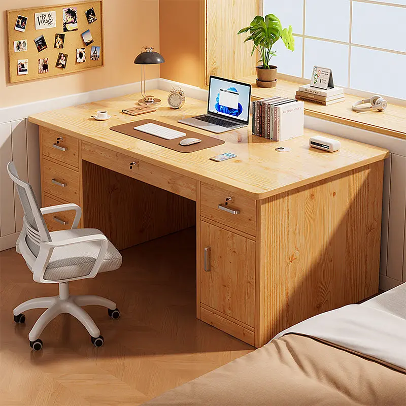 Home Study Desk Simple Writing Table Students Bedroom Furniture Adult Office Table Desktop Computer TablesOffice Furniture