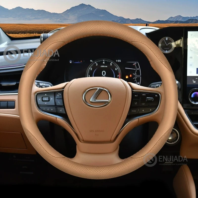 Leather Car Steering Wheel Cover for Lexus ES RX ES350 RX350 CT200h ES300h NX450h UX250h UX250h RX350h IS200t Car Accessories