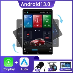 Carplay 10.1 pollici automatico girevole doppio 2 Din Autoradio per auto Stereo universale Video lettore multimediale GPS Autoradio