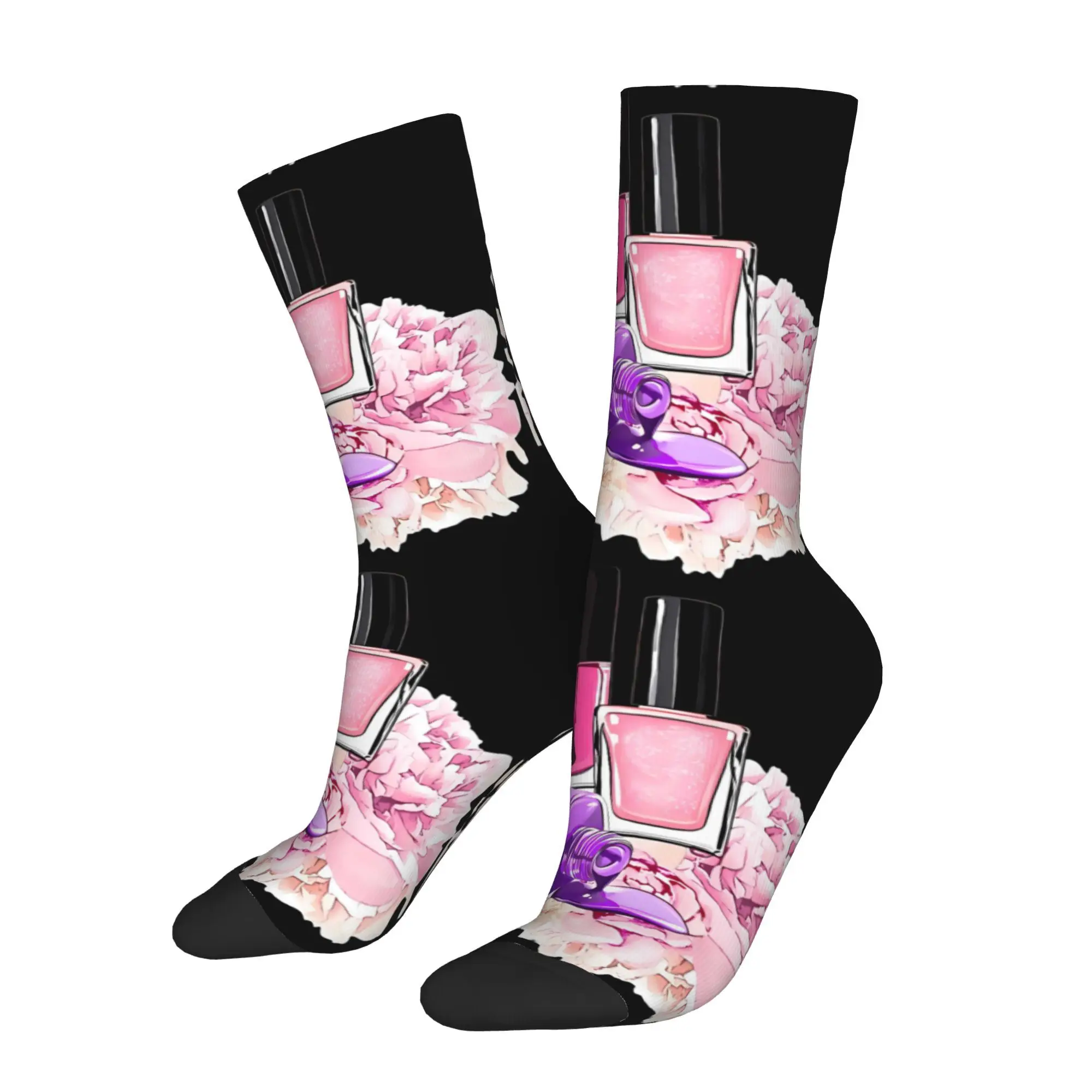 

Nail Manicure Manicurist Nail Polish Sock Printed Man Polyester Fashion