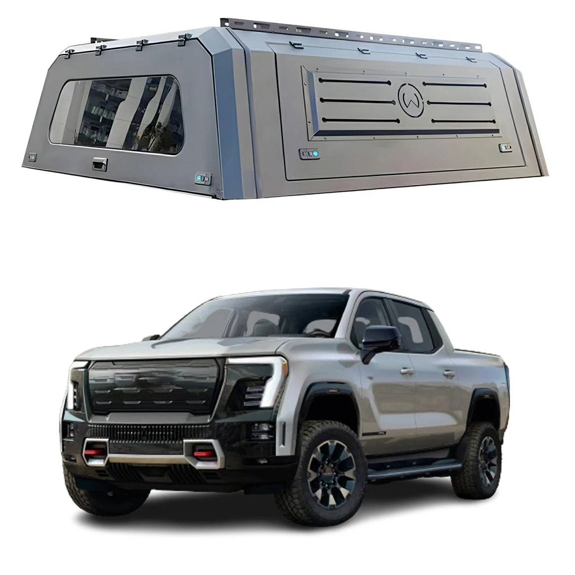 

Custom 4x4 Retractable Aluminum Canopy Topper for Waterproof Truck Camper Pickup Jeep Gladiator for Hilux Ford Ranger Raptor