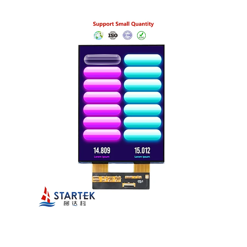 10インチ 1200x1600 全反射型TFT LCDモジュール、太陽光下でも見やすい、MIPIインターフェース搭載