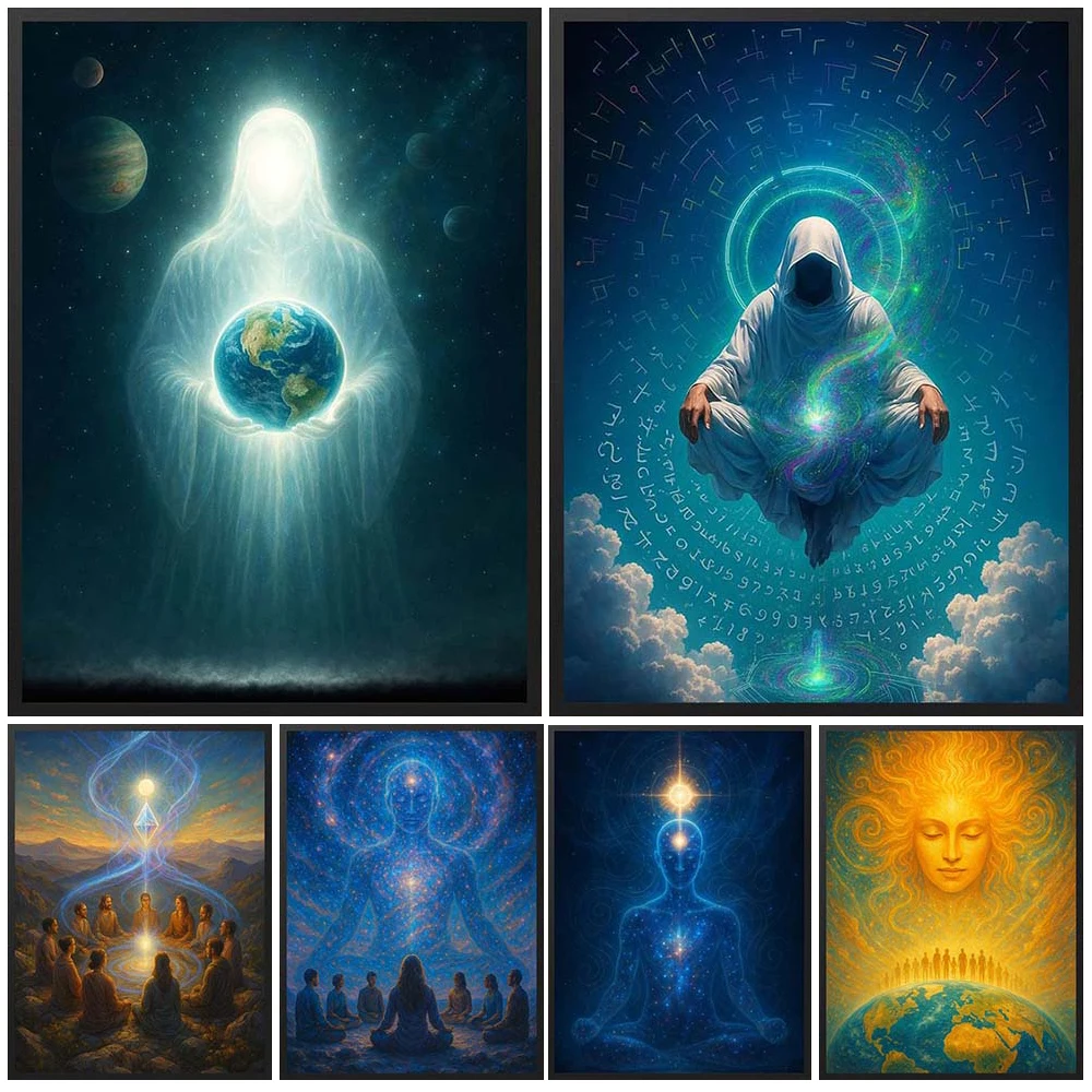 Affiche de travail missionnaire du christianisme, jésus, croyant, images murales pour décoration de maison d'église, peinture sur toile d'art mural sans cadre