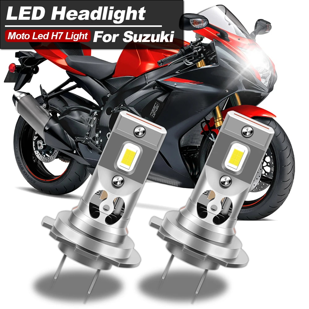 1/2PCS Motorcycle160W H7 Headlights White 24000lm For Suzuki GSX1300R Hayabusa 1999-2009 2010 2011 2012 2013 2014 2015 2016-2018