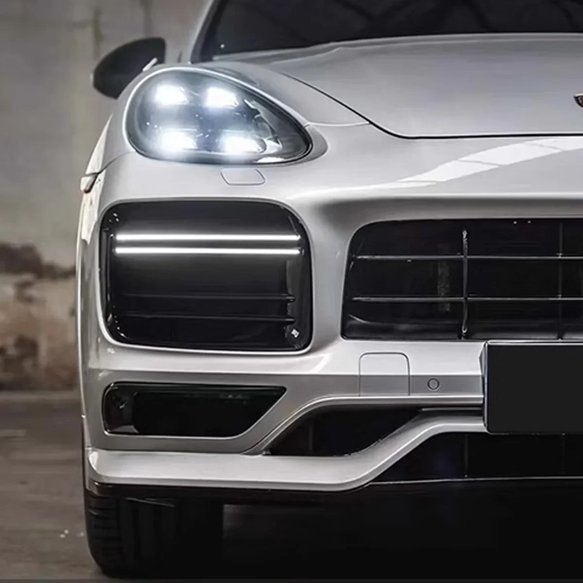 

Автомобильные аксессуары, комплект кузова для Porsche Cayenne 2011-2018 гг., передний бампер 958 958.1 958.2 до 9Y0, решетка турбофар