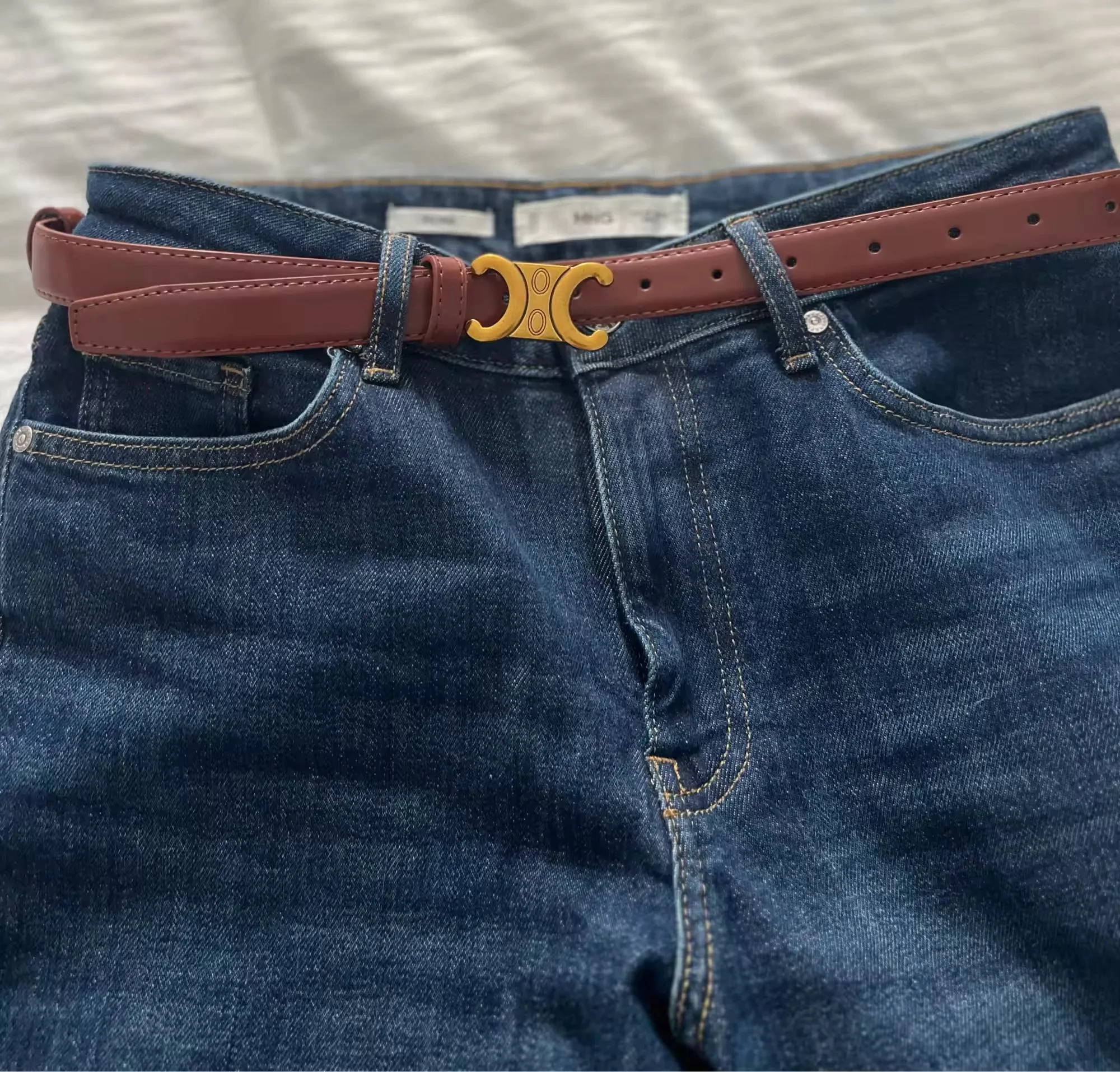 أحزمة نسائية فاخرة، أحزمة مصممة عصرية ومتعددة الاستخدامات، أحزمة كلاسيكية لتتناسب مع الفساتين والجينز #2