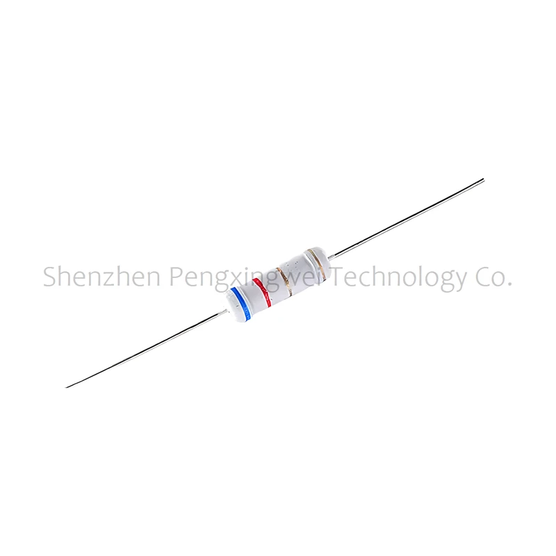 50pcs 2W 5% Carbon Film Resistor 1 1.2 1.5 10 12 15 100 120 150 Ohm R K Resistance 1R 1R2 1R5 10R 12R 100R 1K 10K 100K 0.1R-1M