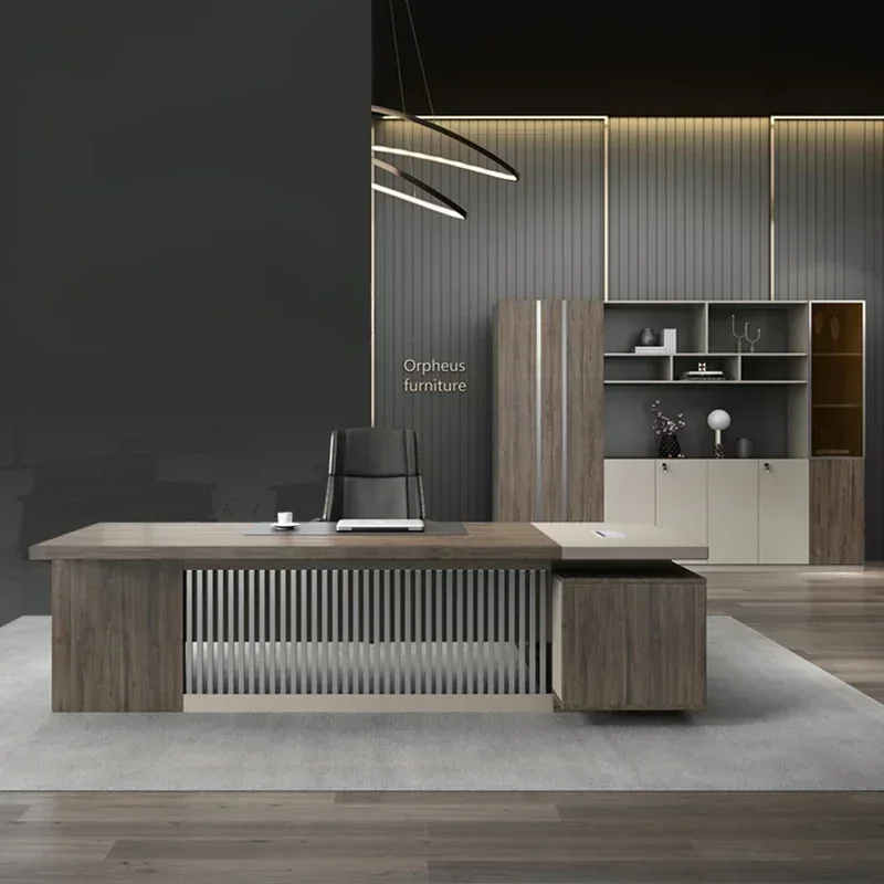 

Роскошные компьютерные офисные столы, угловые деревянные столы для хранения с ящиками, офисные столы, менеджер, простой дизайн, мебель Escritorio LLOD