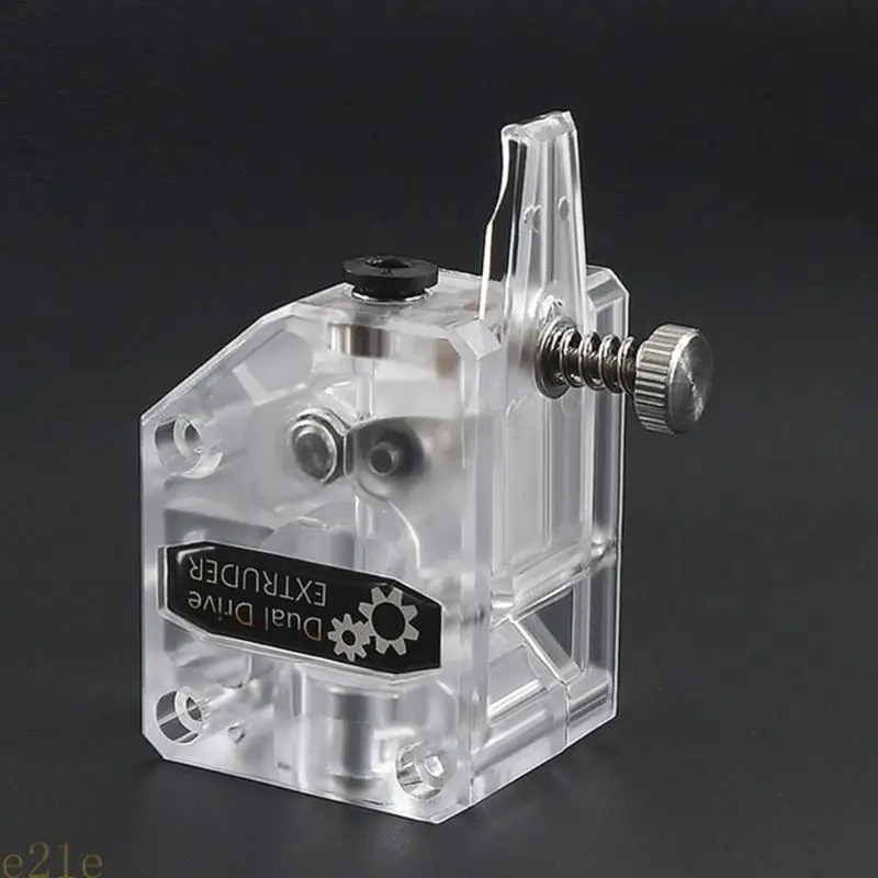 

E21E 3D Printer Extruder Dual Drive Extruder Upgrade-Transparent Extruder 1.75mm
