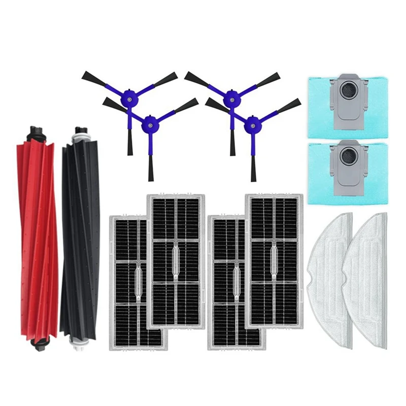로보락 HEPA 필터, 메인 및 사이드 브러시 걸레, 먼지 봉투, 로봇 진공 청소기 액세서리, S8 + S8 PRO G20