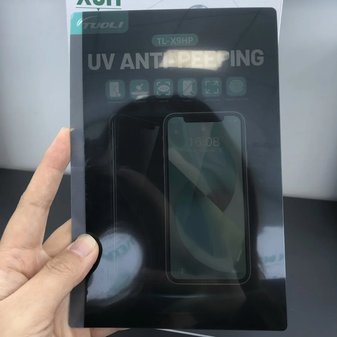 TUOLI 20 шт. X9MP антишпион анти-пип УФ матовая стеклянная пленка для конфиденциальности гидрогелевая защитная пленка для экрана режущий станок плоттер