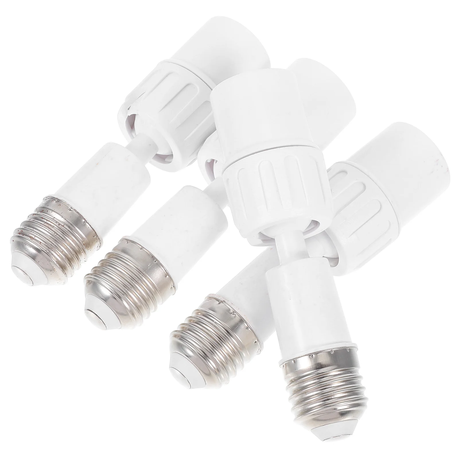 

4pcs E27 Socket Adapter Light Bulb Extender LED Lighting Accessories Room Light Bulb Socket Extender Garage Basement